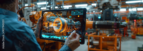Cutting-edge Engineer Uses AR to Design Electric Generator at Industry 40 R&D Center