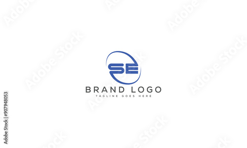 Free Download letter SE logo design vector template design for brand. - GFXLoad