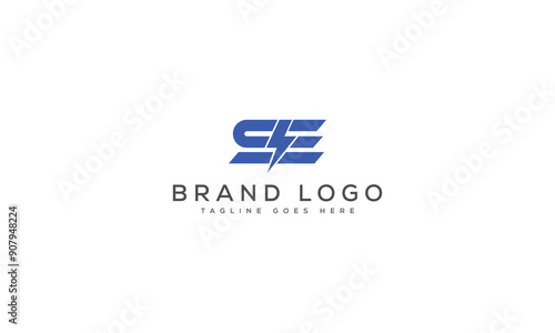 letter SE logo design vector template design for brand.