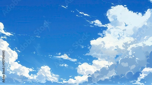 Fototapeta Naklejka Na Ścianę i Meble -  blue sky with clouds