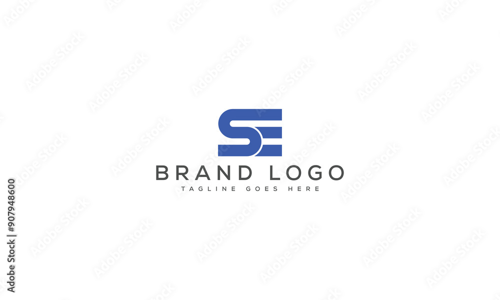 letter SE logo design vector template design for brand. letter SE logo design vector template design for brand.