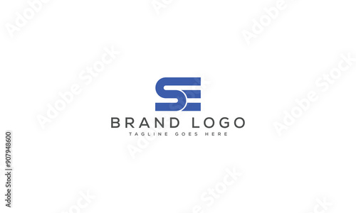 letter SE logo design vector template design for brand.