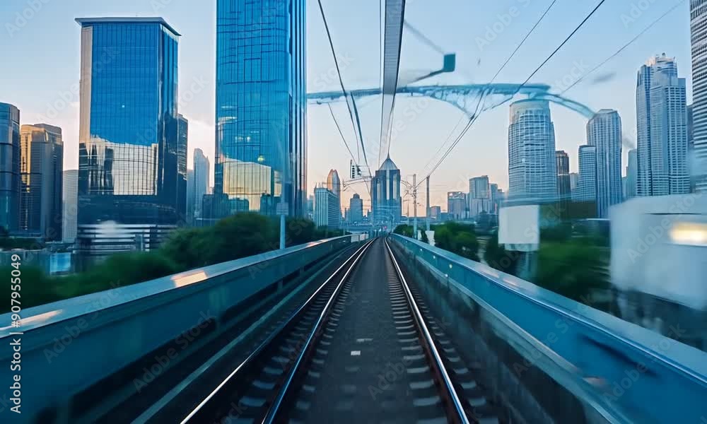 Cityscape View From Train Cityscape View From Train