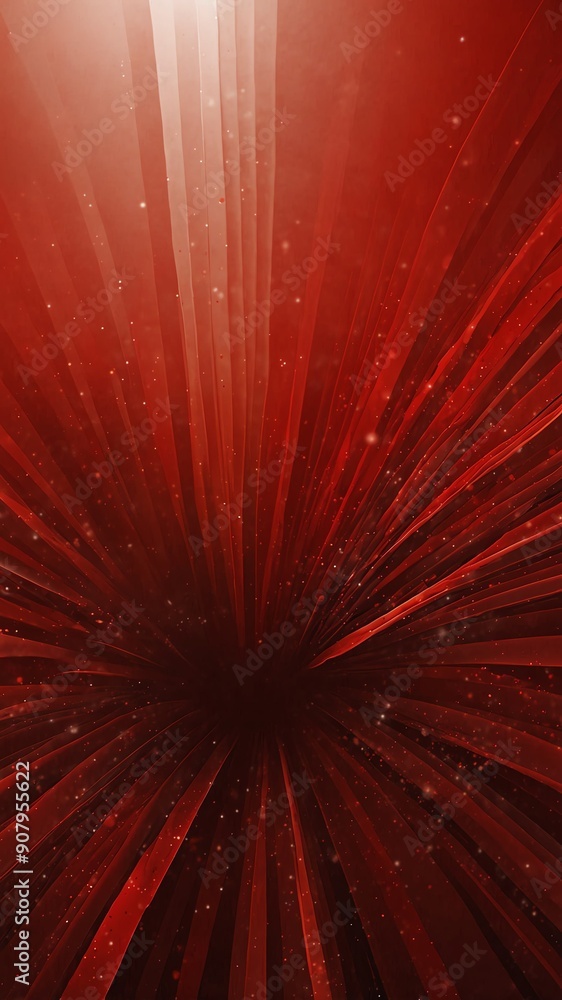Obraz premium red sunburst rays abstract background design copy space illustration art