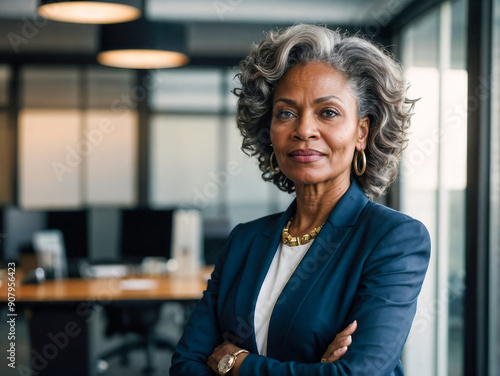 portrait of a smiling businesswoman
