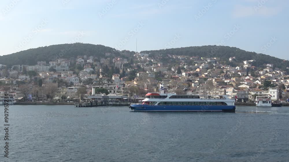 Kartal, Istanbul, Turkey - 7th of March 2024: 4K On the go viewing the Buyukada islands pier and boats
Kartal, Istanbul, Turkey - 7th of March 2024: 4K On the go viewing the Buyukada islands pier and boats