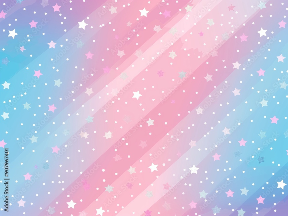 Pink and blue pastel background with stars, pastel colors, pink gradient stripes pattern background Pink and blue pastel background with stars, pastel colors, pink gradient stripes pattern background