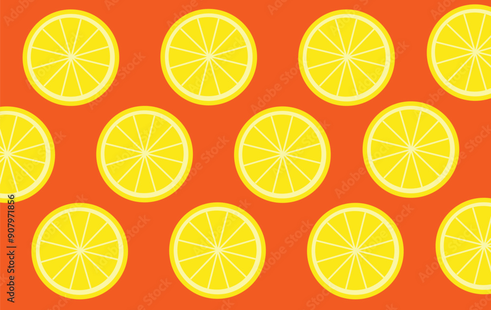 seamless pattern with lemon slices seamless pattern with lemon slices