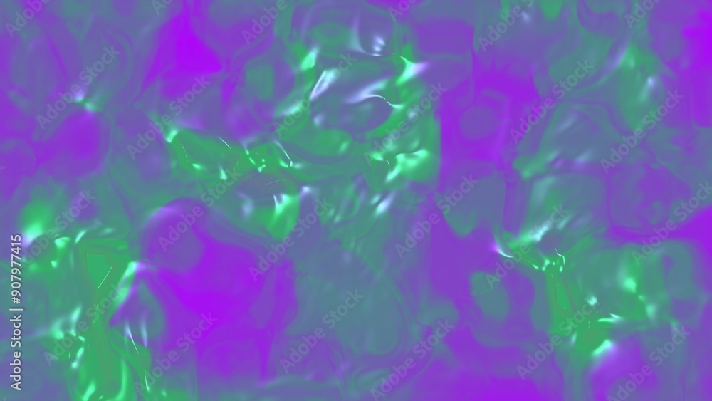 Obraz premium abstract beautiful liquid wave colorful 4k illustration on glossy background.