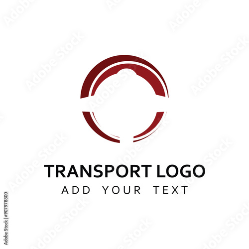 Transport logo design template modern