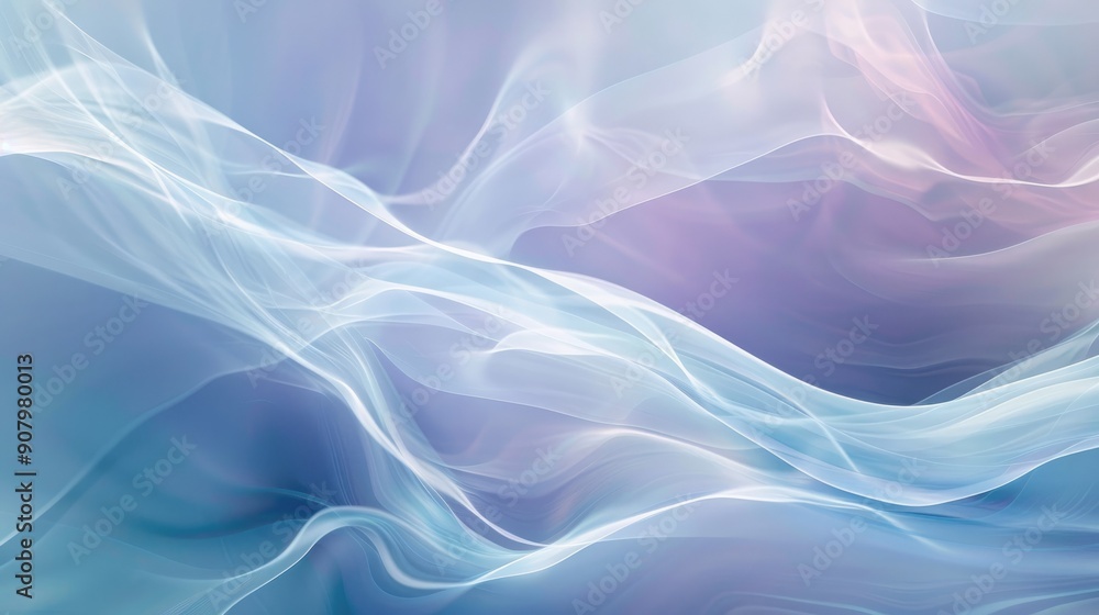 Abstract background with soft, gradient waves and cool tones. Abstract background with soft, gradient waves and cool tones.