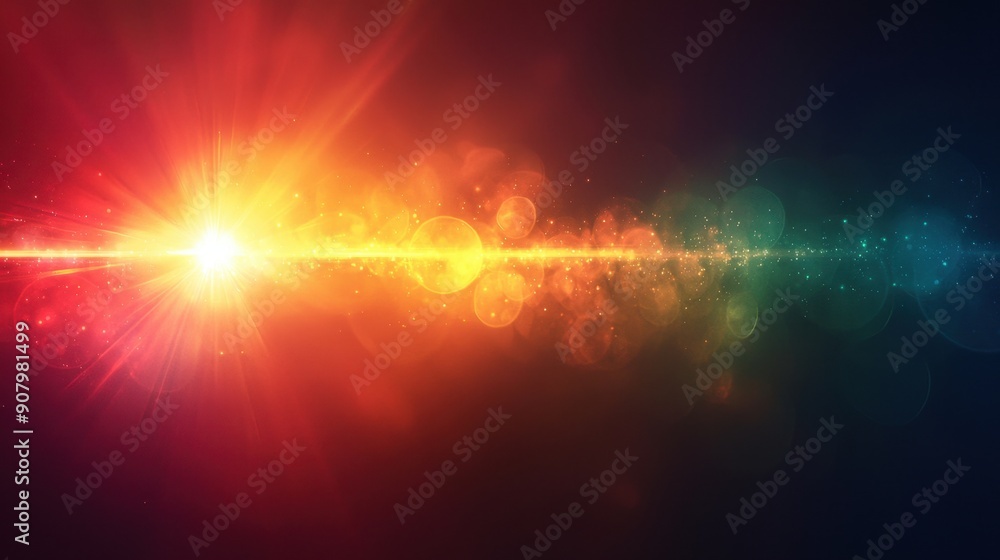 Abstract background featuring lens flare light effects, adding a touch of mystery and drama to the scene. Abstract background featuring lens flare light effects, adding a touch of mystery and drama to the scene.