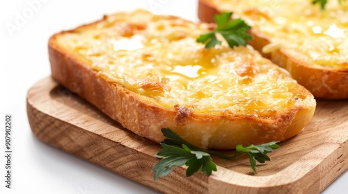 National Welsh Rarebit Day background concept. on white background