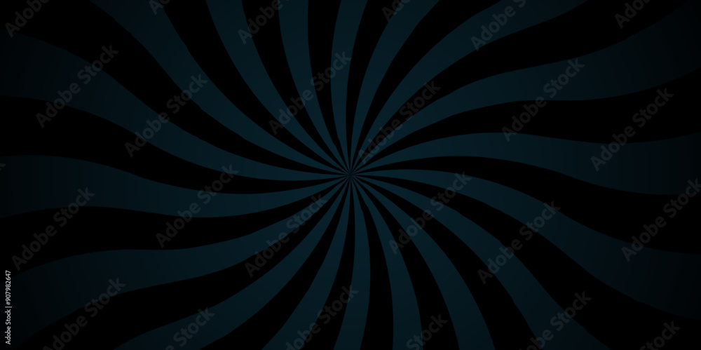 Vector black and gray sun rays sunburst backdrop background. Modern seamless retro vintage burst sunrise sunbeam element spiral striped illustration sunray template wallpaper design. Vector black and gray sun rays sunburst backdrop background. Modern seamless retro vintage burst sunrise sunbeam element spiral striped illustration sunray template wallpaper design.