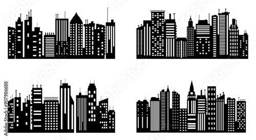 City skylines stock illustration
In Silhouette, City, Urban Skyline, Cityscape, Vector