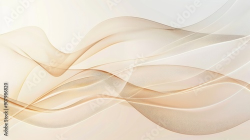 A minimalist abstract background with thin, wavy lines on a white backdrop, providing a clean and elegant look.