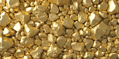 abstract background, pieces of gold, backdrop