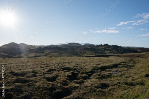 clouds over the mountains