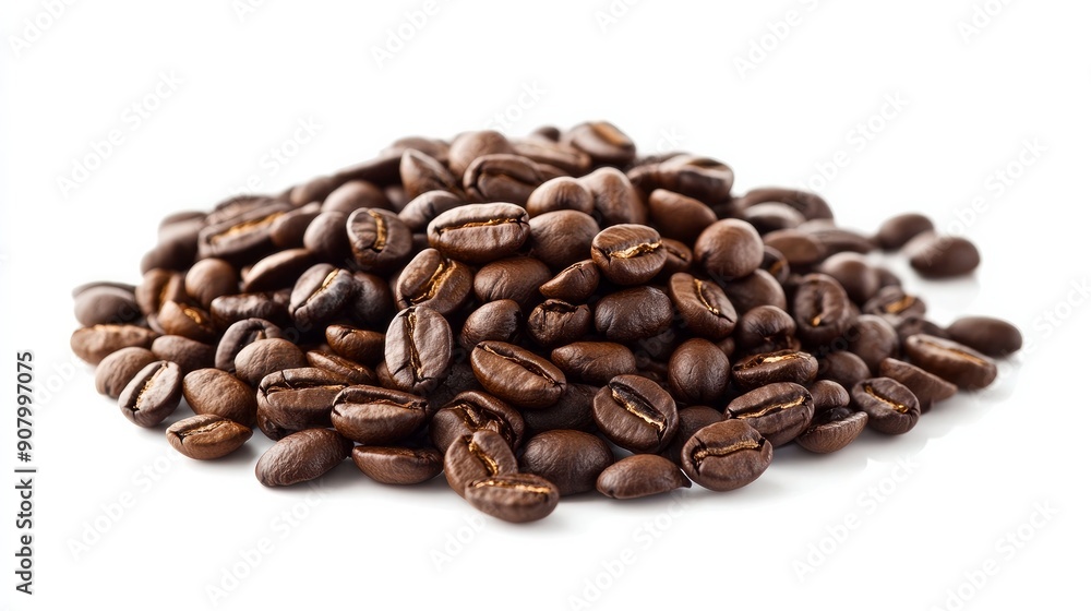 coffee grain isolated on white background coffee grain isolated on white background