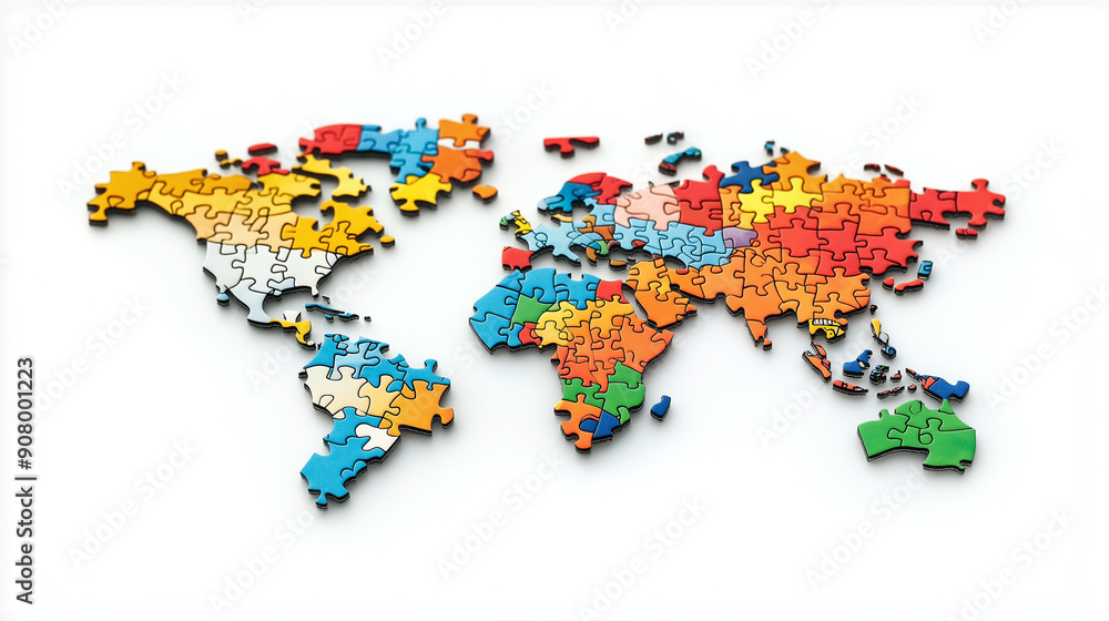 Obraz premium world map