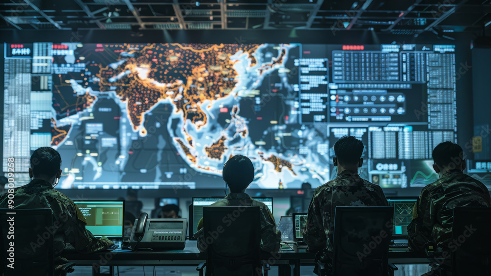 Globe on digital financial chart background