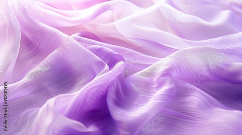 Texture Overlay of Delicate Soft Purple Fabric