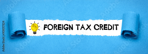 Foreign Tax Credit	 photo