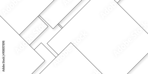 Abstract industrial Design random lines black on white background.Geometric seamless minimalist pattern with straight lines design.luxury black geometric random chaotic lines.squares and triangle line