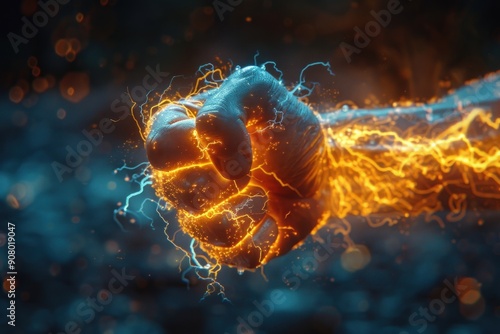 Fiery Fist of Power