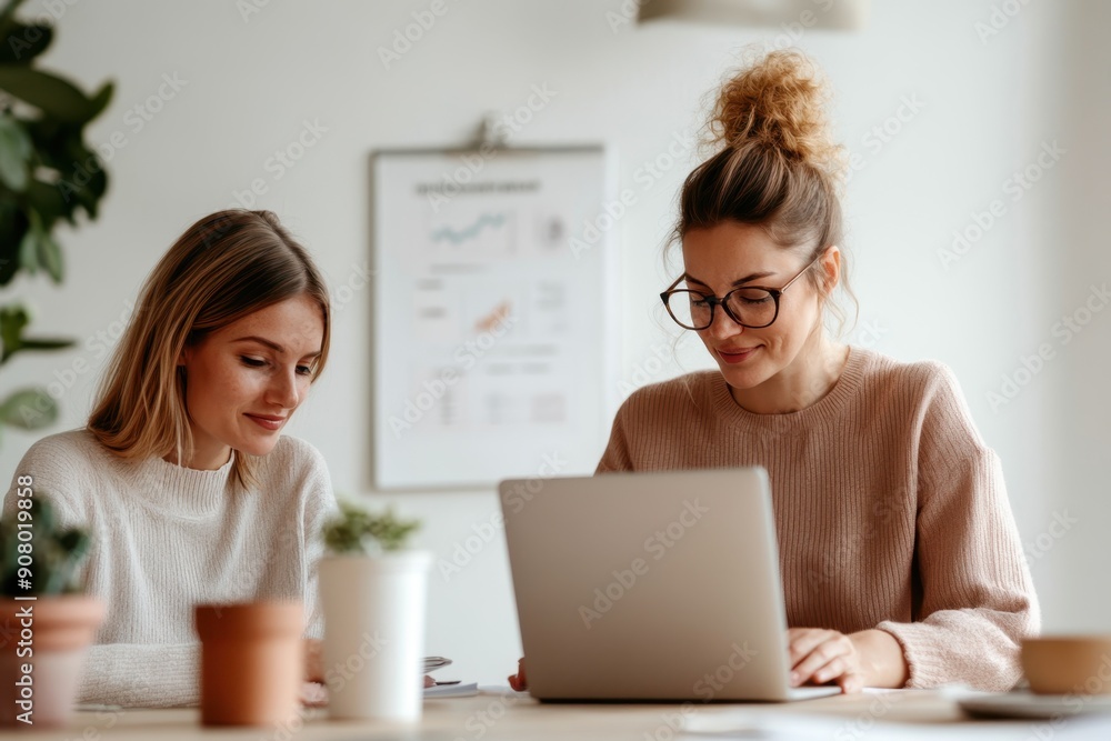 Financial Adviser Assisting Small Business Owner in Setting Strategic Financial Goals Financial Adviser Assisting Small Business Owner in Setting Strategic Financial Goals