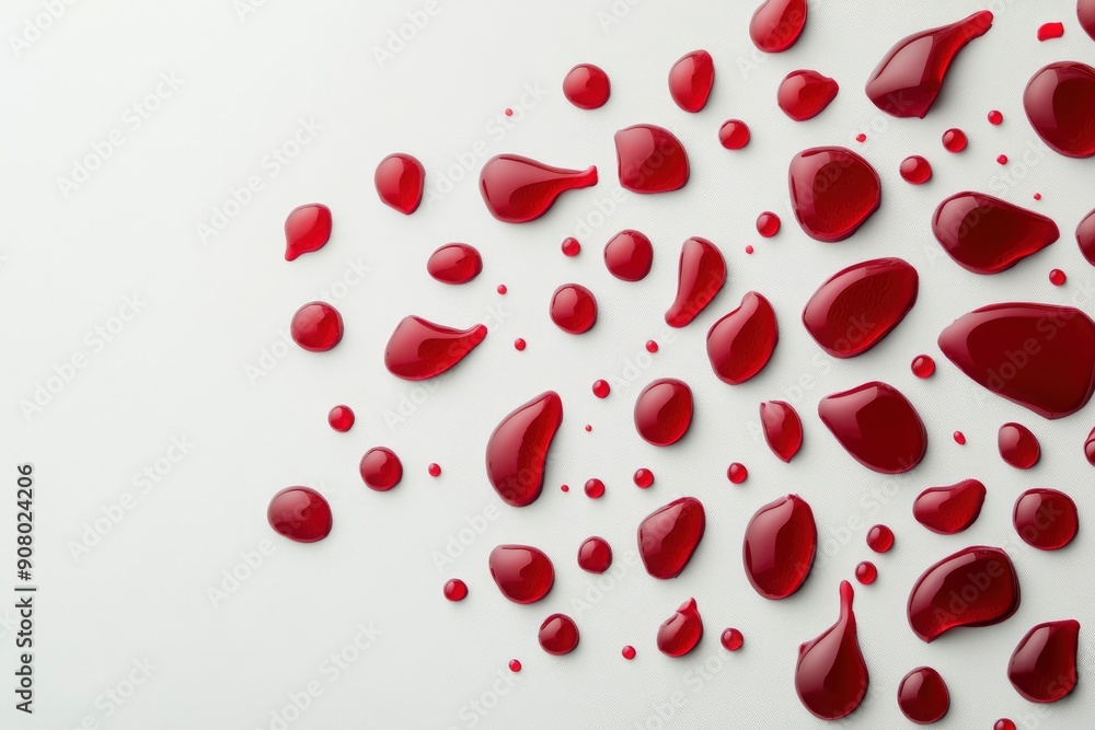 Blood drops cut out, ai Blood drops cut out, ai