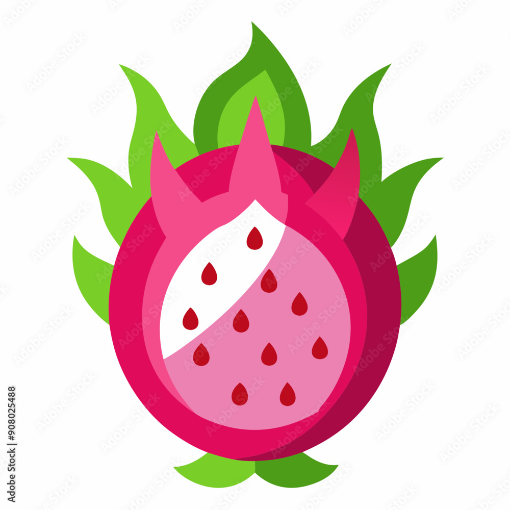 Dragon Fruit silhouette vector, Dragon vector illustration, strawberry vector art, Dragon silhouette, Fruit vector icon, eps Dragon Fruit silhouette vector, Dragon vector illustration, strawberry vector art, Dragon silhouette, Fruit vector icon, eps