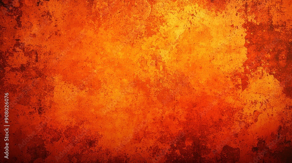 The orange background has a rough texture and he is a wall The orange background has a rough texture and he is a wall