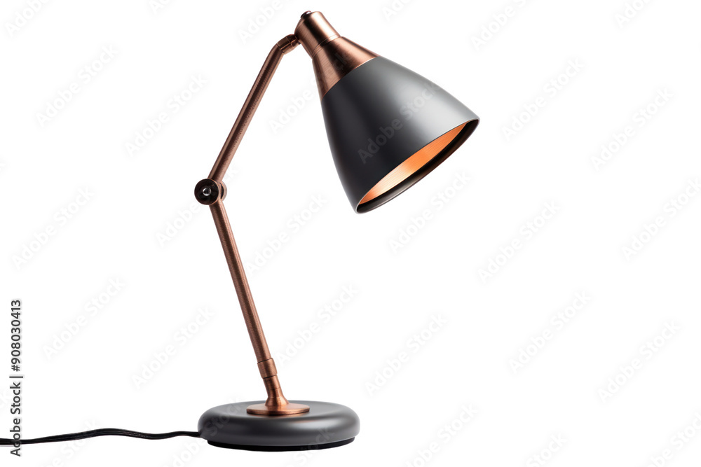 desk lamp that is both stylish and functional, perfect for any workspace, isolated on a white background desk lamp that is both stylish and functional, perfect for any workspace, isolated on a white background