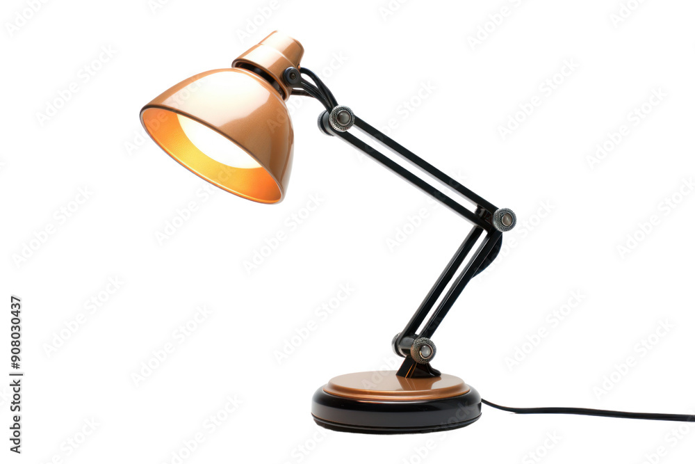 desk lamp that is both stylish and functional, perfect for any workspace, isolated on a white background desk lamp that is both stylish and functional, perfect for any workspace, isolated on a white background