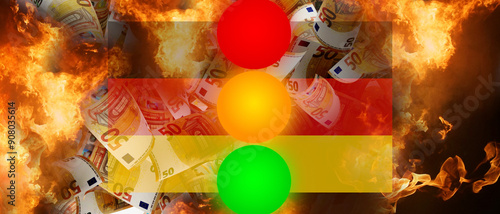 Background of Germany with ...