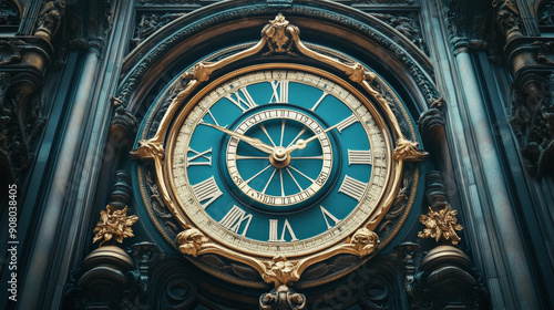 Create an image that captures the essence of time through the depiction of various types of clocks, showcasing their design, function, and symbolism. 