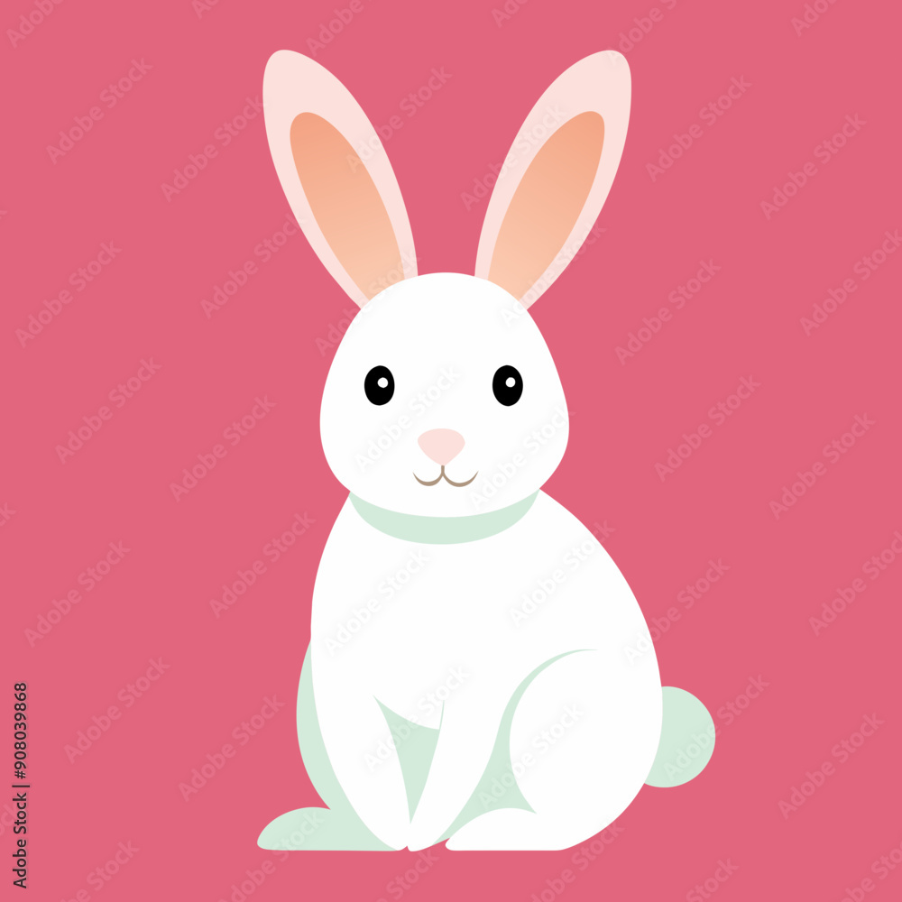 easter bunny with eggs easter bunny with eggs
