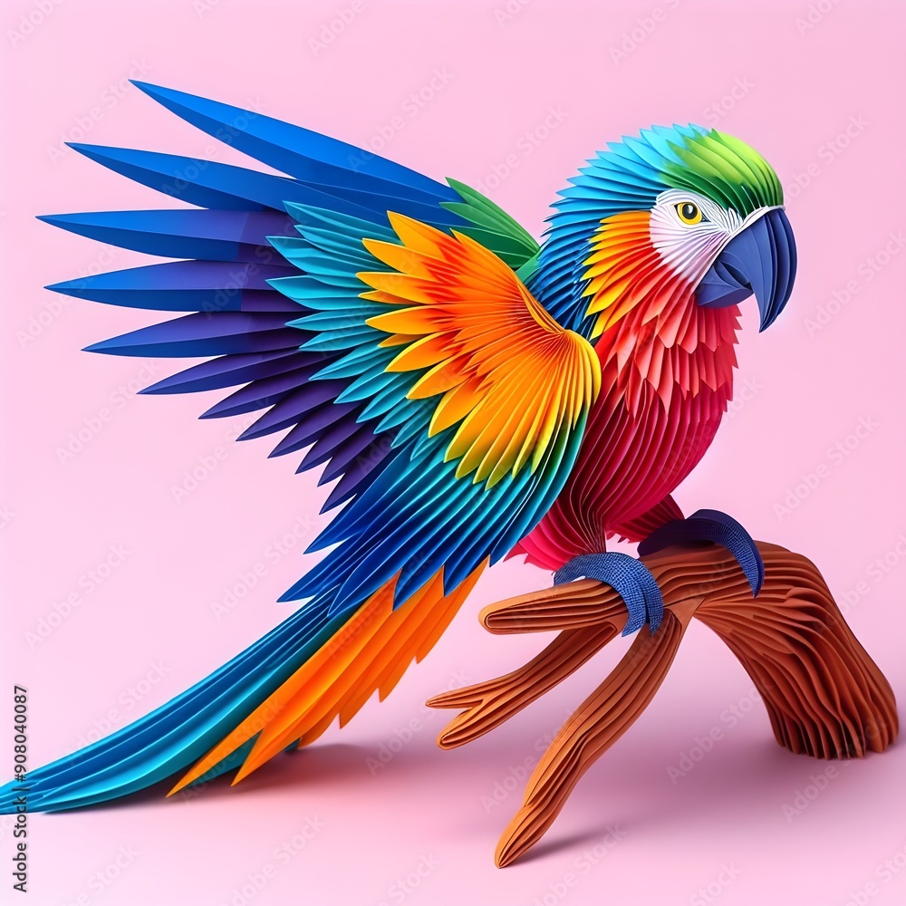 Obraz premium Parrot Paparcraft 2
