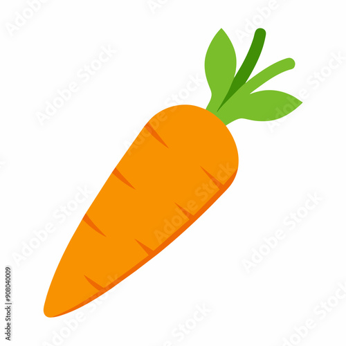 carrot isolated on white