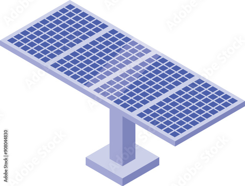 Solar panel converting sunlight into electricity, providing clean and sustainable energy solution