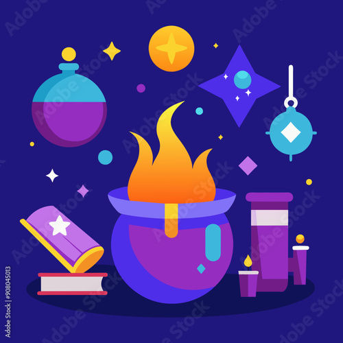 christmas card with gifts