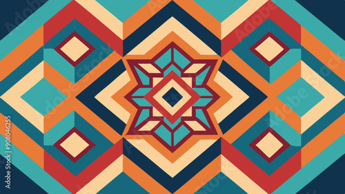  Geometric Pattern vector art illustration 