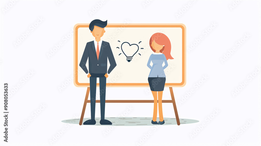 Whiteboard with a male and female icon, representing gender Whiteboard with a male and female icon, representing gender