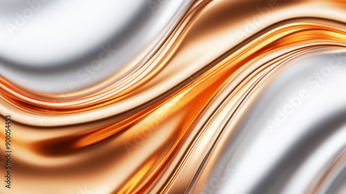 Liquid metal swirls blending with vibrant oil paints, forming an abstract minimalistic background, capturing a sense of fluidity and motion, high-resolution photo, realistic photo