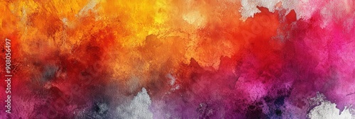 Abstract Watercolor Painting