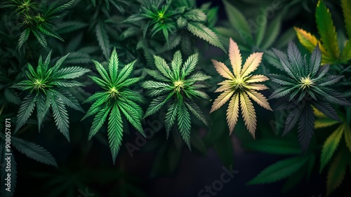 Vibrant Marijuana and Cannabis Imagery