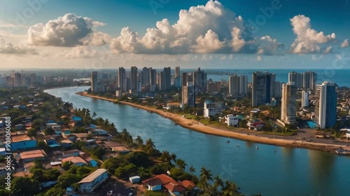 Libreville Gabon panorama photo