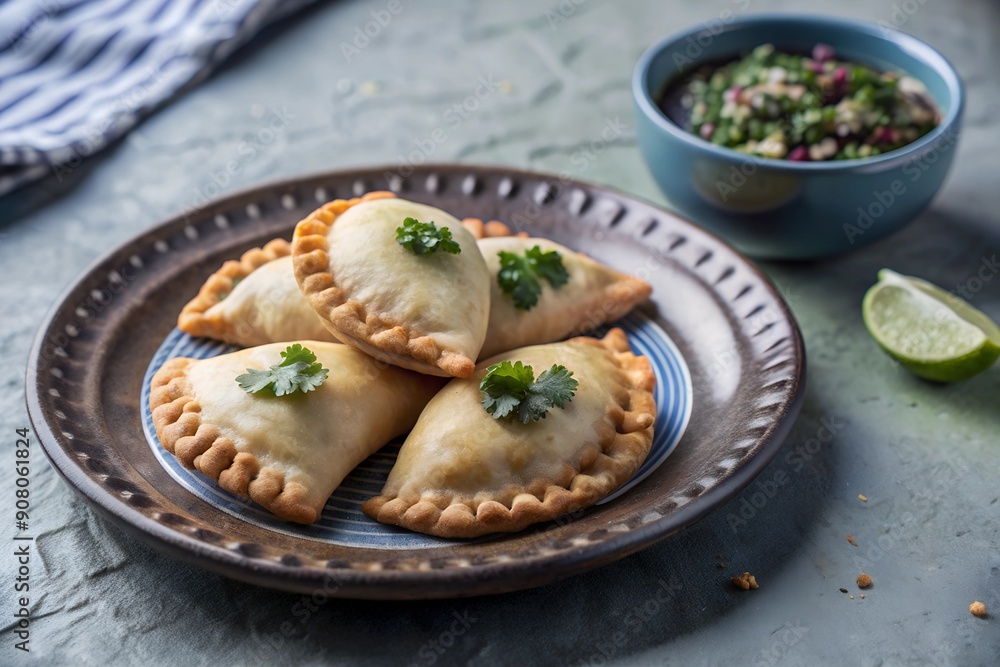 Traditional Mexican Empanadas Served Fresh Traditional Mexican Empanadas Served Fresh