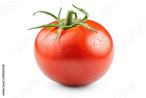 Wallpaper Mural Tomato isolated on white background, clipping path, full depth of field, ai Torontodigital.ca